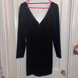 Black Shimmer Express Dress